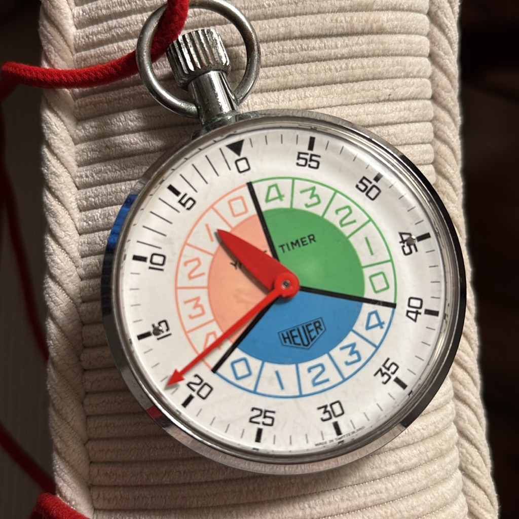 Vintage 1970 Yacht Timer Heuer Chronometer Sailor Stopwatch 503615